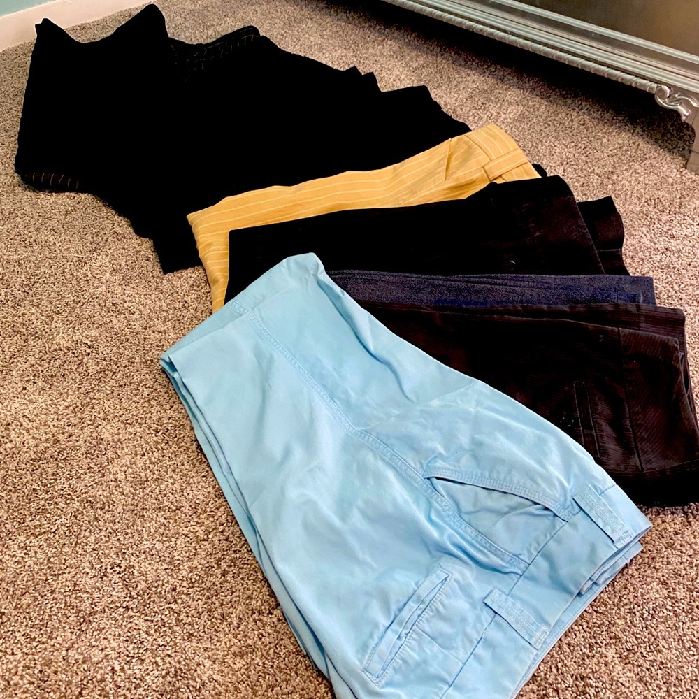 Name brand casual & dress pants women’s size 4-6